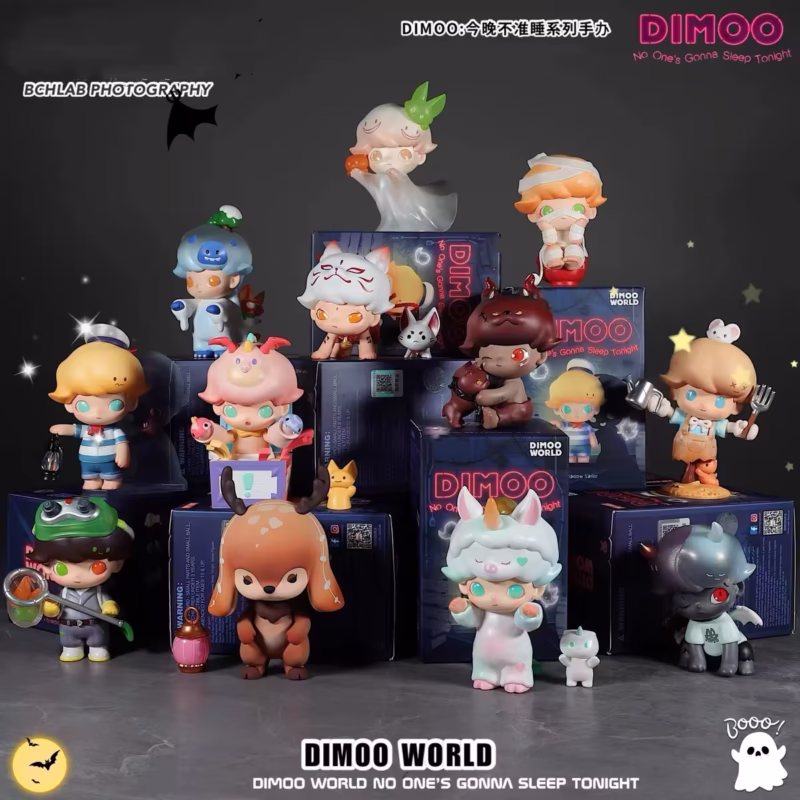 DIMOO Series Original Blind Box: No One Will Sleep Tonight is more than just a collectible; it is an artful experience packed inside an enigmatic Guess Bag Mistery Caixa - Image 2