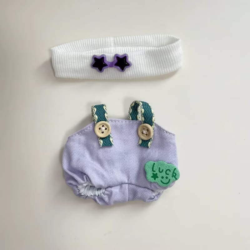 Luxurious LUCK Overalls for DIMOO pendant dolls are equally whimsical and stylish High Quality Doll Accessories with Unique Fun Gifts - Image 3
