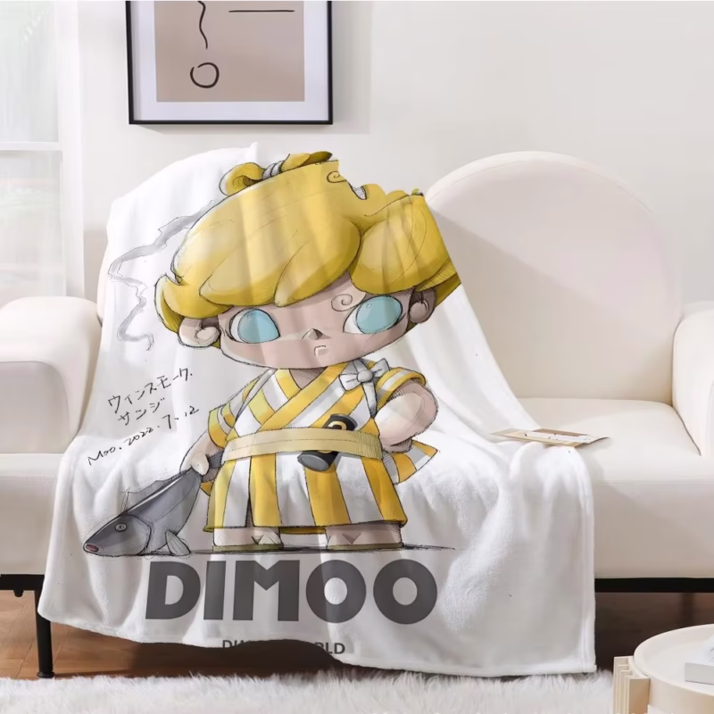 Animal Kingdom Throw Blanket S-Dimoo Portable Flannel Blanket for Travel Home Camping and Picnic