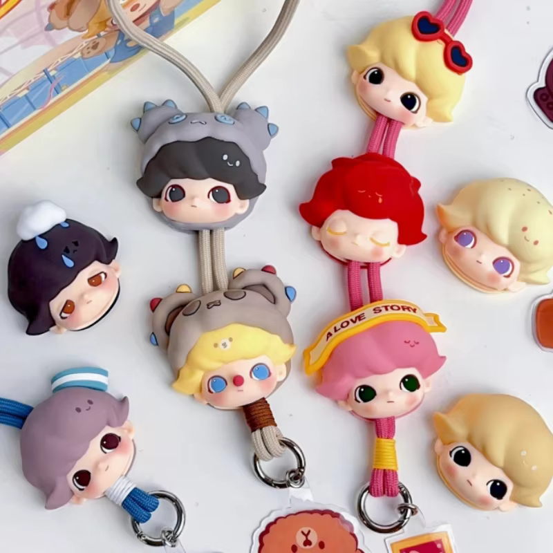 Accessorizing with anime figures becomes easy with the Dimoo Date Day Series Lanyard Blind Box