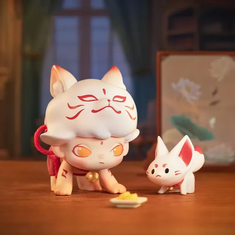 Cute Anime Articulated Figurines and Dolls from the DIMOO No Sleeping Tonight Collection, Original Blind BoxSurprise Mystery Box
