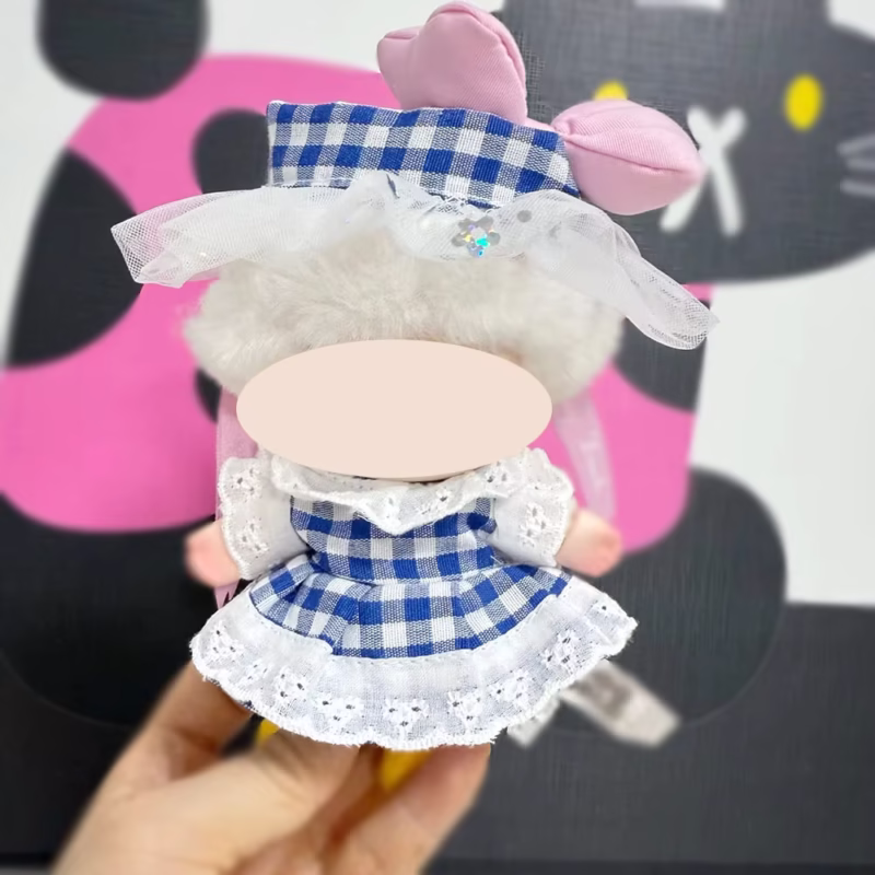 Collection of Gifts: Clothes for a Christmas Sitting Party for a 17cm Labubu/DIMOO Idol Dolls Accessories (No Dolls) Two-Piece Set