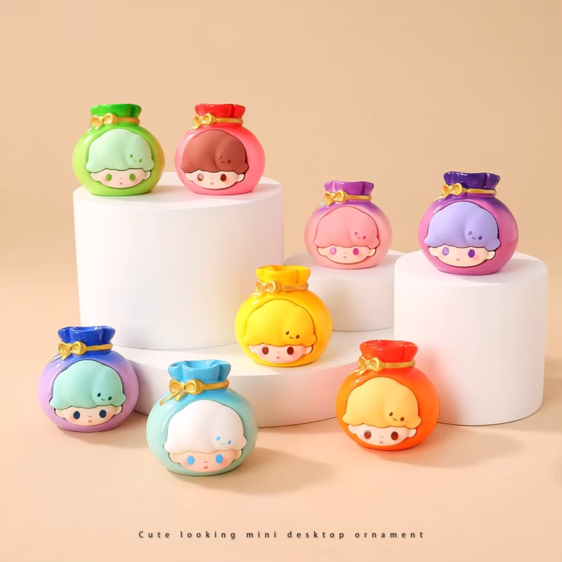 DIY Lucky Bag for Office Desk & Collection, Dimoo Mini Figurine Set - Image 3
