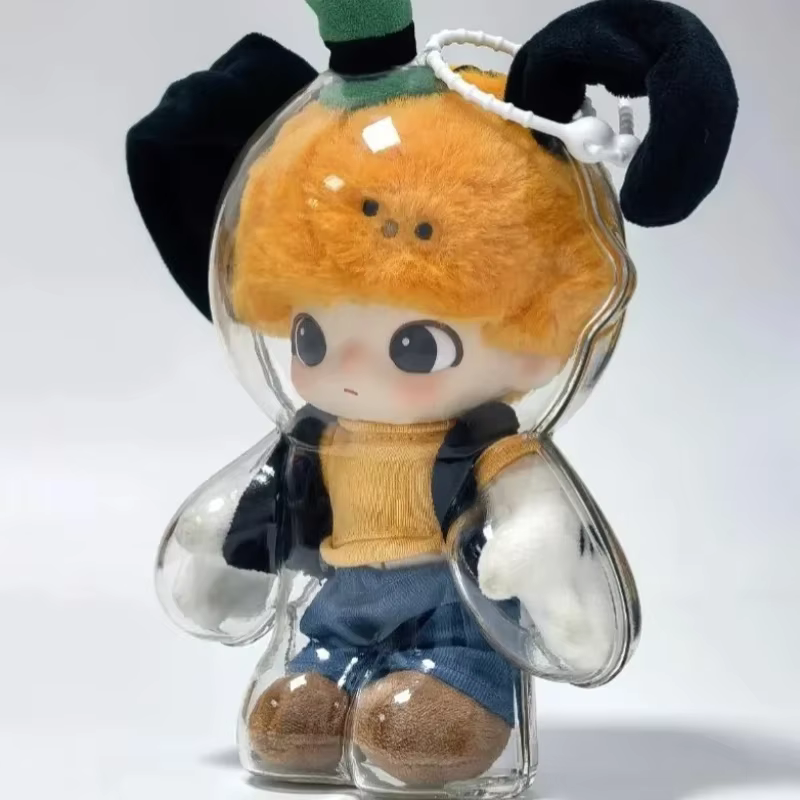 DIMOO Transparent Acrylic Vinyl Doll Storage Protective Case No Dolls