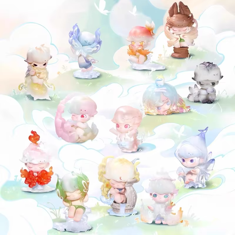 The DIMOO Shapes in Nature Series includes ornate doll desktop ornaments that, unlike other DIMOO shapes, are specially designed to reflect the beauty of nature