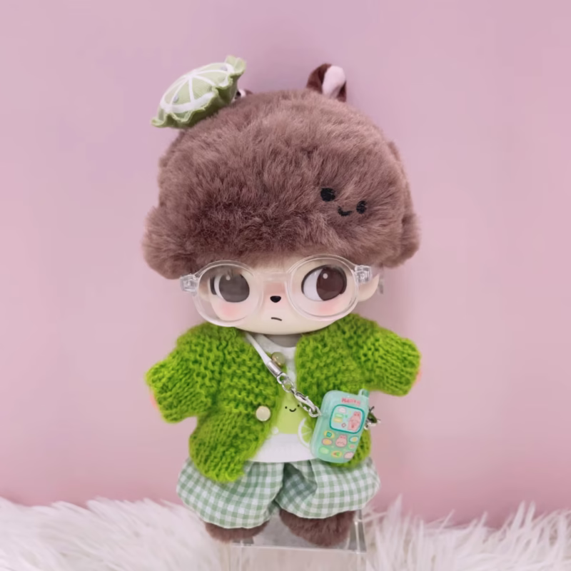 Labubu's Summer Lemon Orange T-Shirt Set DIMOO WORLD 15/17cm Doll Decor Accessory Outfit Your DIMOO WORLD dolls - Image 4