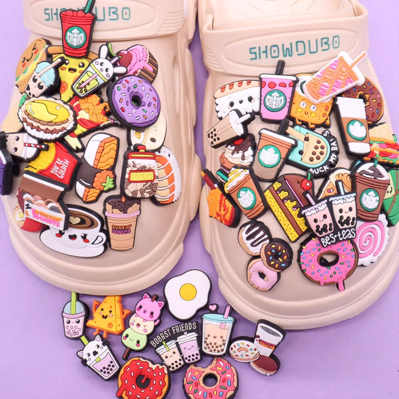 Our DIY Decorations for a Birthday Gift – 1 Piece of Delicious Coffee, Pizza, Dim Sum, and Doughnuts will have kids enthralled with a complete food set for their shoes.