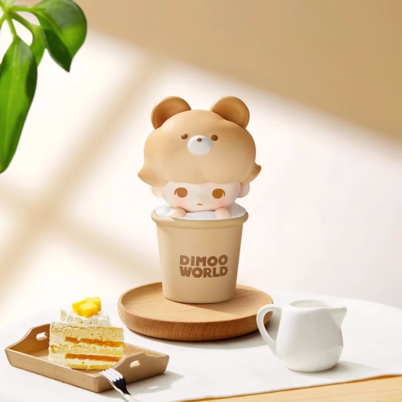 Gift Collection for Girls: Real Pop Bean Dubble Tea Series Mini Dolls Adorable Action Figure SP Dimoo Limited Desktop Ornament - Image 3
