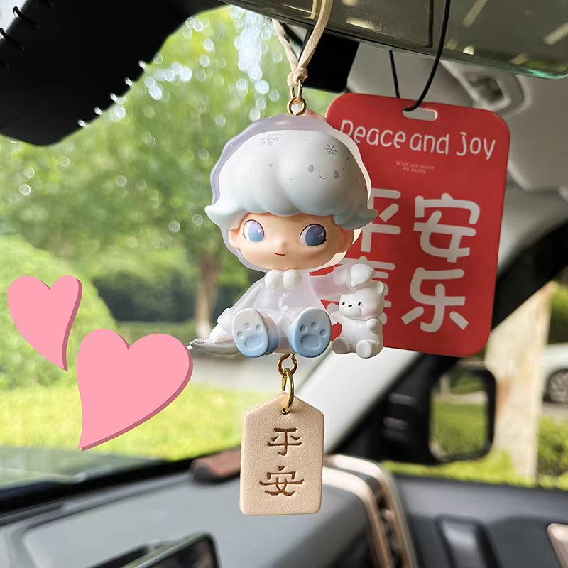 Dimoo Animal Kingdom Aromatherapy Pendant and Car Rearview Mirror Pendant: Cute Accessories for Every Car