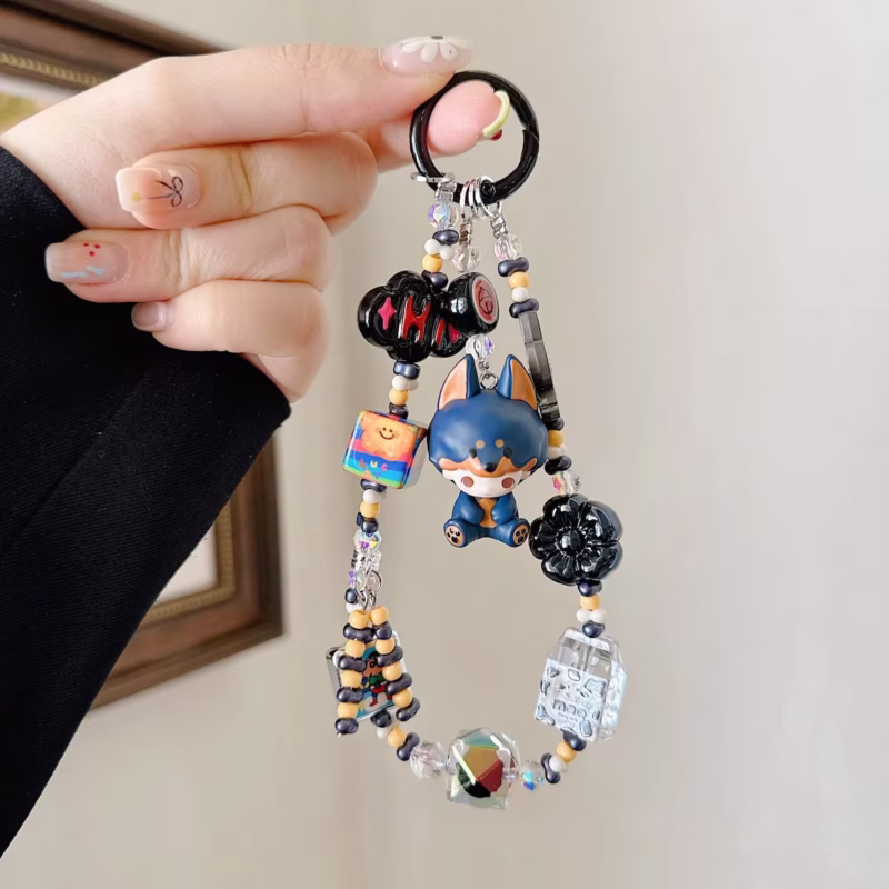 The DIY Crybaby Dimoo Pajama Party Kawaii Beans New POP BEAN Strap can be used as a present and it is perfect to add a bit of sweetness to your collection - Image 2