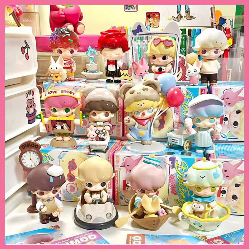 The Fashion Play Hand-Done Blind Box Toys National Version of the Dimoo Dating Day Series is National Dimension Version Birthday Gift Boxed Toys