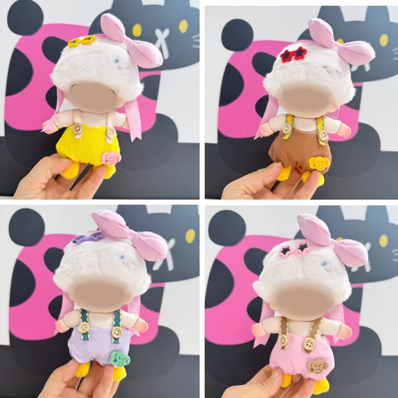 Luxurious LUCK Overalls for DIMOO pendant dolls are equally whimsical and stylish High Quality Doll Accessories with Unique Fun Gifts