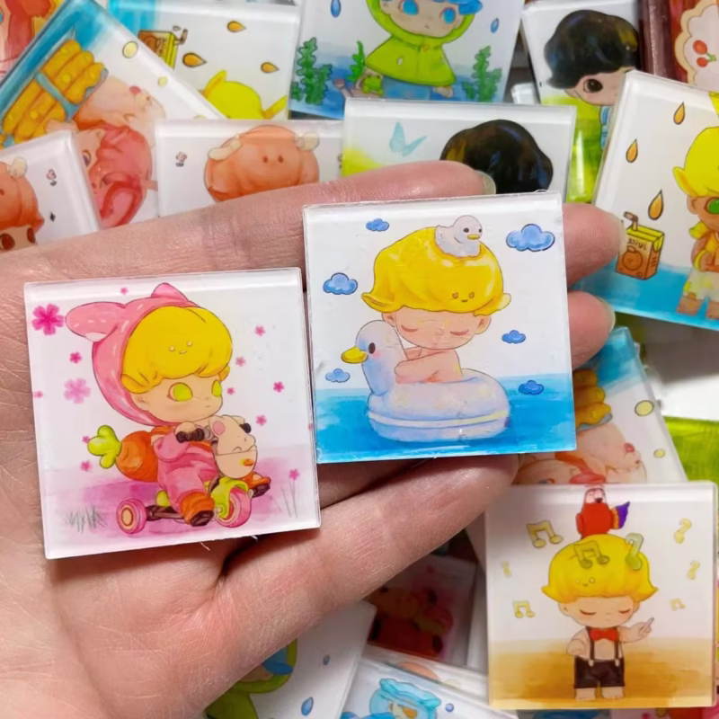 DIMOO Pets Z Vacation Series 40mm Acrylic Charms – Forest Conductor Cosplay Dimoo Figure Portrait Acrylicholder Stand Small Business - Image 4