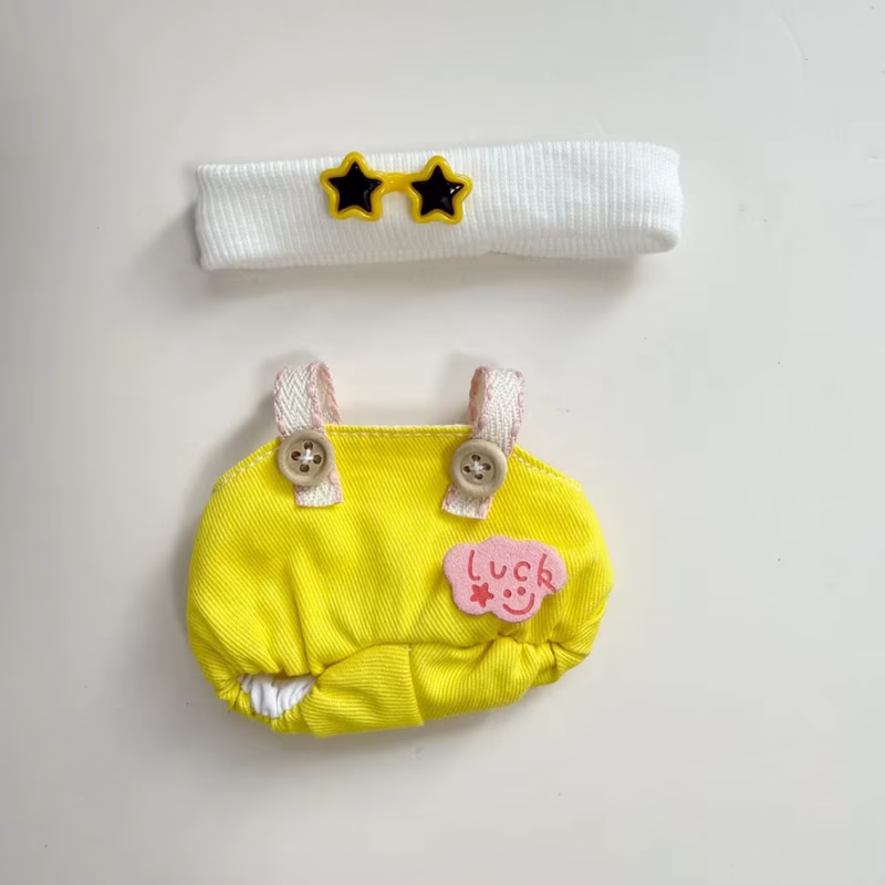 Luxurious LUCK Overalls for DIMOO pendant dolls are equally whimsical and stylish High Quality Doll Accessories with Unique Fun Gifts - Image 2